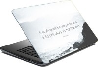 ezyPRNT Sparkle Laminated Abraham Lincoln Motivation Quote b (15 to 15.6 inch) Vinyl Laptop Decal 15   Laptop Accessories  (ezyPRNT)