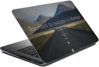 ezyPRNT Sparkle Laminated The Road to Success Motivation Quote a (15 to 15.6 inch) Vinyl Laptop Decal 15   Laptop Accessories  (ezyPRNT)