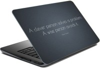 ezyPRNT Sparkle Laminated Albert Einstein Motivation Quotes g (15 to 15.6 inch) Vinyl Laptop Decal 15   Laptop Accessories  (ezyPRNT)
