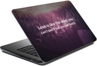ezyPRNT Sparkle Laminated Love and Happiness Motivation Quote d (15 to 15.6 inch) Vinyl Laptop Decal 15   Laptop Accessories  (ezyPRNT)