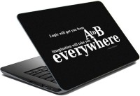 ezyPRNT Sparkle Laminated Power Of Imagination Quote b (15 to 15.6 inch) Vinyl Laptop Decal 15   Laptop Accessories  (ezyPRNT)