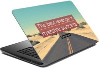 ezyPRNT Sparkle Laminated Best Revenge Motivation Quote (15 to 15.6 inch) Vinyl Laptop Decal 15   Laptop Accessories  (ezyPRNT)