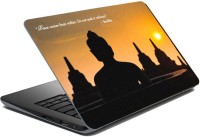 ezyPRNT Sparkle Laminated Buddha Quote a (15 to 15.6 inch) Vinyl Laptop Decal 15   Laptop Accessories  (ezyPRNT)