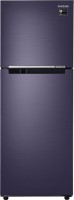 SAMSUNG 253 L Frost Free Double Door 4 Star Refrigerator(Pebble Blue, RT28M3044UT/NL/RT28M3044UT/HL)