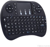 View Smart Tech i8 2.4GHz Mini Wireless Keyboard with Touchpad Mouse Wireless Multi-device Keyboard(Black) Laptop Accessories Price Online(Smart Tech)