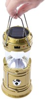 Wonder World �� Panel Rechargeable Tensile Camping LED Lantern withUSB Power Supply Solar Lights(Copper)   Home Appliances  (Wonder World)