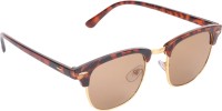 CRIBA Wayfarer Sunglasses(For Men & Women, Brown)