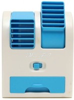 Aqua Fresh Easy Chargeble Dual Bladeless Mini Fresh Air Cooler With Fragrance USB Fan 0 Blade Table Fan(Multicolor)   Home Appliances  (Aqua Fresh)