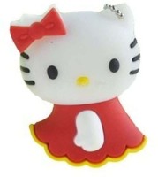 View Microware Hello Kitty Shape 8 GB Pen Drive(Red, White) Laptop Accessories Price Online(Microware)