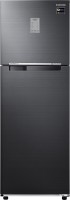 SAMSUNG 321 L Frost Free Double Door 3 Star Convertible Refrigerator(Black Inox, RT34M3743BS/HL)