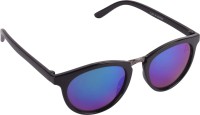 Aligatorr Retro Square Sunglasses(For Men & Women, Blue)