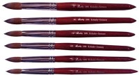 Lucky - Goldenliving168 Professional Kolinsky Red Wood Acrylic Nail Brush Round Sizes 8 10 12 14 16 18 Bundle Deal!(Pack of 6) - Price 18543 32 % Off  