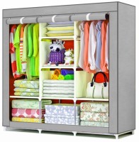 MSE Stainless Steel Collapsible Wardrobe(Finish Color - Grey)   Furniture  (MSE)