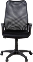 Woodness Synthetic Office Arm Chair(Black)   Furniture  (Woodness)