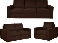 View Furny Apollo Fabric 3 + 2 + 1 Dark Brown Sofa Set Furniture (Furny)