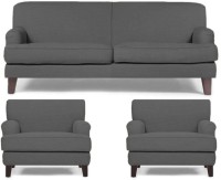 EDIY Fabric 3 + 1 + 1 Walnut Sofa Set   Furniture  (EDIY)