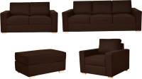 Furny Apollo Fabric 3 + 2 + 1 Dark Brown Sofa Set   Furniture  (Furny)