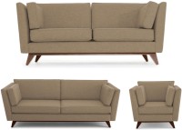 EDIY Fabric 3 + 2 + 1 Walnut Sofa Set   Furniture  (EDIY)