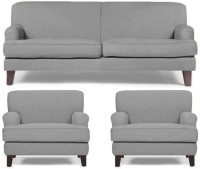 View EDIY Fabric 3 + 1 + 1 Walnut Sofa Set Furniture (EDIY)