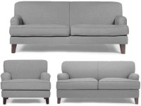 View EDIY Fabric 3 + 2 + 1 Walnut Sofa Set Furniture (EDIY)