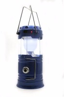 Wonder World�� 120 Lumens Portable Solar Charger Lantern Emergency 6 LED Camping Lantern Waterproof Rechargeable Hand Crank Light Lamp(Blue)   Home Appliances  (Wonder World)