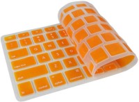 ShopAis Mac Book Air 13/15/17 Inch Laptop Keyboard Skin(Orange)   Laptop Accessories  (ShopAIS)