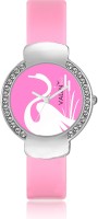 SPINOZA VALENTIME attractive round shaped Big swan hans 10S19 Analog Watch  - For Girls   Watches  (SPINOZA)