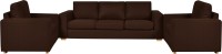 View Furny Atlas Fabric 3 + 1 + 1 Dark Brown Sofa Set Furniture (Furny)