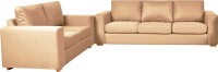 View FabHomeDecor Atlas Fabric 3 + 2 Camel Sofa Set Furniture (FabHomeDecor)