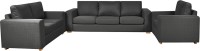 Furny Atlas Fabric 3 + 2 + 1 Dark Grey Sofa Set   Furniture  (Furny)