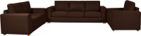 View Furny Atlas Fabric 3 + 2 + 1 Dark Brown Sofa Set Furniture (Furny)