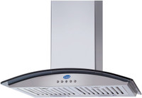 Glen GL 6071 SS 90 cm Wall Mounted Chimney(Silver 1000 CMH)