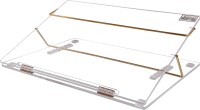 Rasper Clear Acrylic Writing Desk With Adjustable Height (STANDARD SIZE 21*15) Premium Quality With 1 Year Warranty Fabric Portable Laptop Table(Finish Color - Clear Transparent) (Rasper) Maharashtra Buy Online