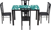 View Woodness Metal 4 Seater Dining Set(Finish Color - Black) Furniture (Woodness)