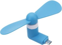 AVMART Mini Micro OTGFan04 USB Fan(Blue)   Laptop Accessories  (AVMART)
