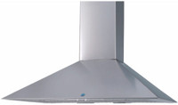 Glen CH6055X90X750BFLTW Wall Mounted Chimney(Silver 1250 CMH)