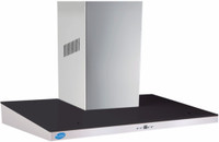 Glen GL 6065 SS Wall Mounted Chimney(Silver, Black 1250 CMH)