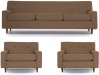 View EDIY Fabric 3 + 1 + 1 Walnut Sofa Set Furniture (EDIY)