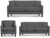 EDIY Fabric 3 + 2 + 1 Walnut Sofa Set   Furniture  (EDIY)