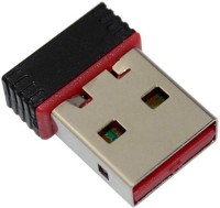 Adnet Adaptor Wifi Dongle 802.11n Wi Fi 2.4GHz 300Mbps Small Wireless Wifi External PC Desktop Laptop USB LAN Card(Black)   Laptop Accessories  (Adnet)