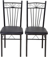 Woodness Metal Dining Chair(Set of 2, Finish Color - Black)   Furniture  (Woodness)