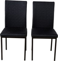 Woodness Metal Dining Chair(Set of 2, Finish Color - Black)   Furniture  (Woodness)