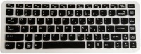 Saco Chiclet Keyboard Skin for Lenovo Ideapad 100 80MH0081IN 14-inch Laptop -(Black) Laptop Keyboard Skin(Black)   Laptop Accessories  (Saco)
