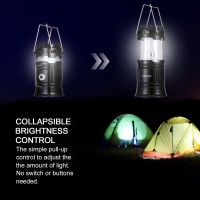 Wonder World�� Led Camping Lantern, Rechargeable Solar Lanterns Collapsible,(Black)   Home Appliances  (Wonder World)