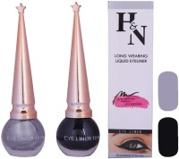 H & N Silver and Black Eyeliner for Girls 9 ml(Silver) - Price 197 80 % Off  