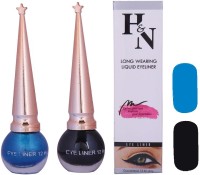 H & N Royal Blue and Black Eyeliner for Girls 9 ml(Royal Blue) - Price 197 80 % Off  