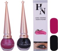 H & N Pink Eyeliner for Girls 9 ml(Black and Pink) - Price 197 80 % Off  