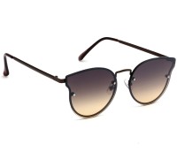 Eyeland Wayfarer Sunglasses(For Men & Women, Green, Multicolor, Brown)