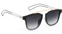 Eyeland Wayfarer Sunglasses(For Men & Women, Violet, Grey)