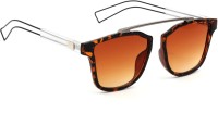 Eyeland Wayfarer Sunglasses(For Men & Women, Brown)